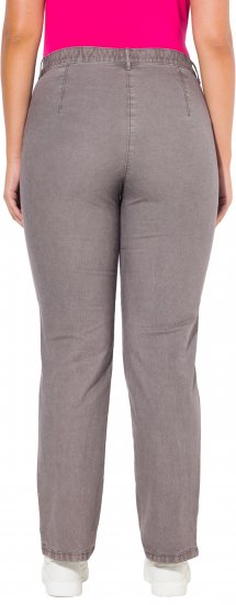 Ulla Popken Tapered Leg Mony Pants Black - Női Farmer & Nadrágok Nagy Méretekben – Plus Size - 