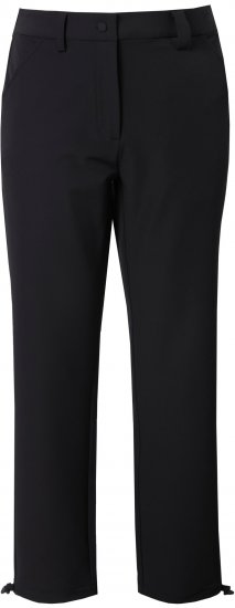 Ulla Popken Triple Function Comfort Waist Softshell Pants Black - Női Farmer & Nadrágok Nagy Méretekben – Plus Size - 