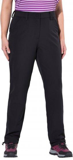 Ulla Popken Triple Function Comfort Waist Softshell Pants Black - Női Farmer & Nadrágok Nagy Méretekben – Plus Size - 