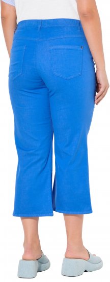Ulla Popken Wide Leg Twill Mary Fit Culottes Deep Aqua - Női Farmer & Nadrágok Nagy Méretekben – Plus Size - 
