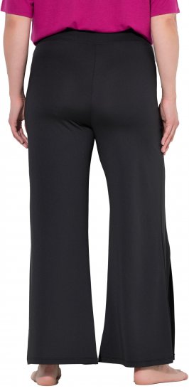 Ulla Popken Split Leg Uv Protective Pants Black - Női Farmer & Nadrágok Nagy Méretekben – Plus Size - 