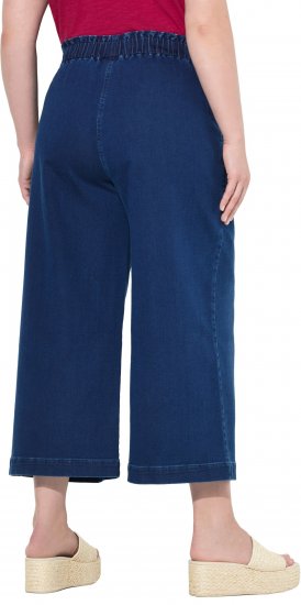 Ulla Popken Denim Culottes Denim Blue - Női Farmer & Nadrágok Nagy Méretekben – Plus Size - 