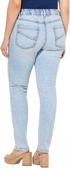 Ulla Popken Slim Leg Stretch Fit Jeans Light Blue Denim - Női Farmer & Nadrágok Nagy Méretekben – Plus Size - 