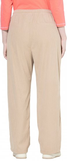Ulla Popken Corduroy Elastic Waist Pants Brown - Női Farmer & Nadrágok Nagy Méretekben – Plus Size - 