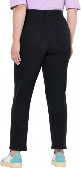 Ulla Popken Stretch Fit Mom Jeans Black - Női Farmer & Nadrágok Nagy Méretekben – Plus Size - 