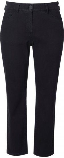 Ulla Popken Stretch Fit Boyfriend Jeans Black - Női Farmer & Nadrágok Nagy Méretekben – Plus Size - 