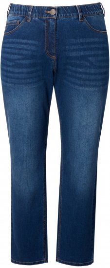 Ulla Popken Stretch Fit Boyfriend Jeans Blue - Női Farmer & Nadrágok Nagy Méretekben – Plus Size - 