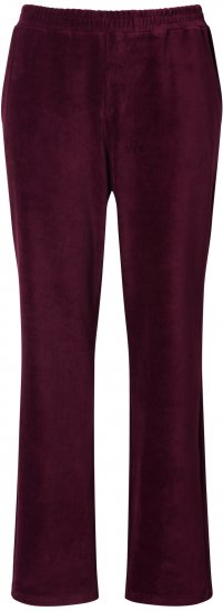 Ulla Popken Corduroy Elastic Waist Pants Brown - Női Farmer & Nadrágok Nagy Méretekben – Plus Size - 