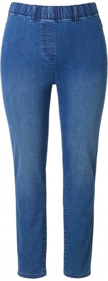 Ulla Popken Denim Jeggings Blue Denim - Női Farmer & Nadrágok Nagy Méretekben – Plus Size - 