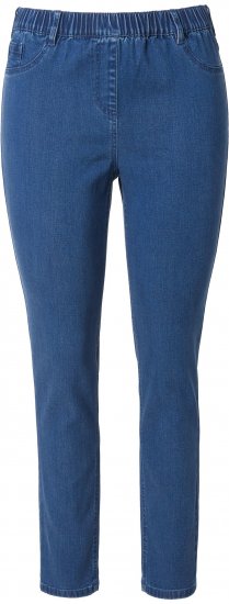 Ulla Popken Denim Five Pocket Jeggings Blue Denim - Női Farmer & Nadrágok Nagy Méretekben – Plus Size - 