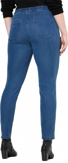 Ulla Popken Denim Five Pocket Jeggings Blue Denim - Női Farmer & Nadrágok Nagy Méretekben – Plus Size - 