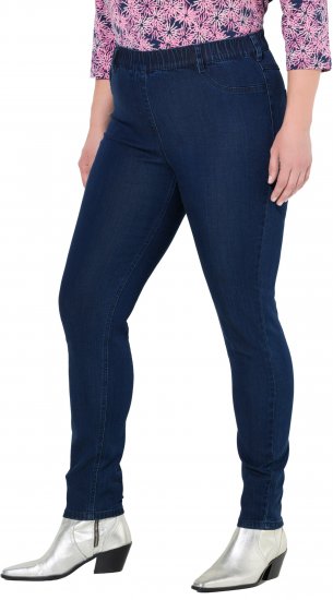 Ulla Popken Denim Five Pocket Jeggings Denim Blue - Női Farmer & Nadrágok Nagy Méretekben – Plus Size - 