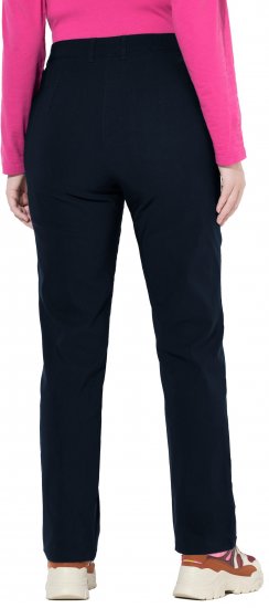 Ulla Popken Bengaline Elastic Waist Pants Navy - Női Farmer & Nadrágok Nagy Méretekben – Plus Size - 