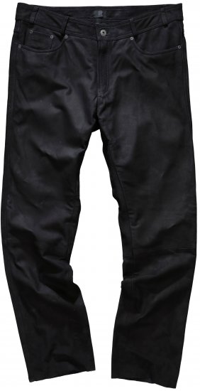 JP1880 Leather Pants Regular Fit Buffalo Nubuck Black - Farmer & nadrág - Farmer és nadrág - W40-W70