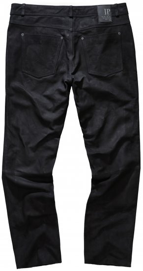 JP1880 Leather Pants Regular Fit Buffalo Nubuck Black - Farmer & nadrág - Farmer és nadrág - W40-W70
