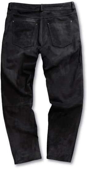 JP1880 Leather Pants Regular Fit Buffalo Nubuck Dark Brown - Farmer & nadrág - Farmer és nadrág - W40-W70