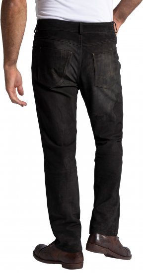 JP1880 Leather Pants Regular Fit Buffalo Nubuck Dark Brown - Farmer & nadrág - Farmer és nadrág - W40-W70