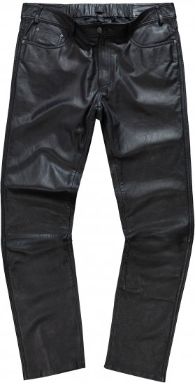JP1880 Leather Pants Regular Fit Finest Lamb Nappa Black - Farmer & nadrág - Farmer és nadrág - W40-W70