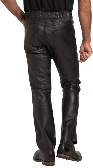 JP1880 Leather Pants Regular Fit Finest Lamb Nappa Black - Farmer & nadrág - Farmer és nadrág - W40-W70