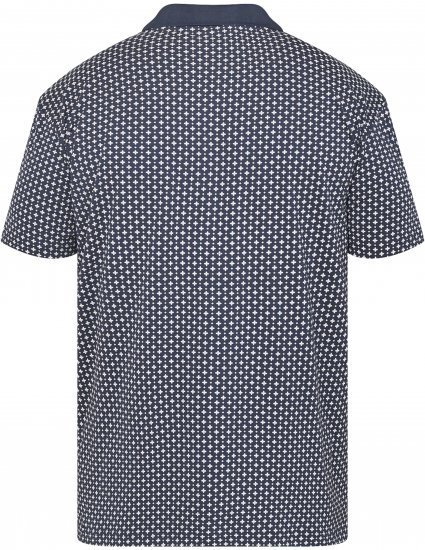 North Latitude 61134 Teljes Mintás Jersey Póló Tengerészkék - Pólóingek - Galléros Pólók 2XL-8XL - Pólóingek 2XL-8XL