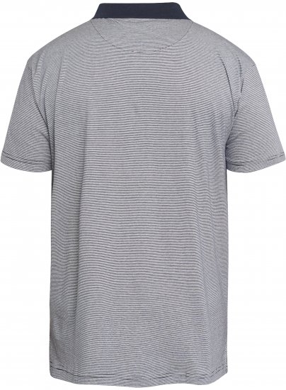 North Latitude 61136 Csíkos Fonalfestett Póló Tengerészkék - Pólóingek - Galléros Pólók 2XL-8XL - Pólóingek 2XL-8XL