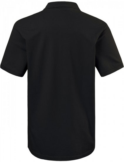 JP1880 702560 Pamut piké galléros póló Fekete - Pólóingek - Galléros Pólók 2XL-8XL - Pólóingek 2XL-8XL