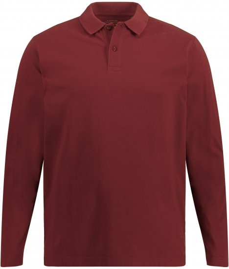 JP1880 Polo Shirt Long Sleeve Piqué Red - Pólóingek - Galléros Pólók 2XL-8XL - Pólóingek 2XL-8XL