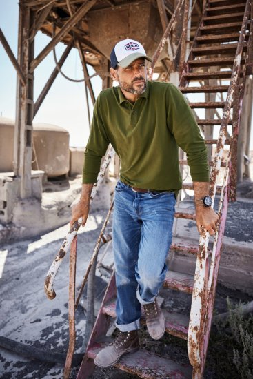 JP1880 Polo Shirt Basic Long Sleeve Pique Moss Green - Pólóingek - Galléros Pólók 2XL-8XL - Pólóingek 2XL-8XL