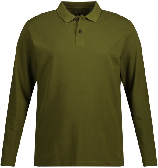 JP1880 Polo Shirt Basic Long Sleeve Pique Moss Green - Pólóingek - Galléros Pólók 2XL-8XL - Pólóingek 2XL-8XL