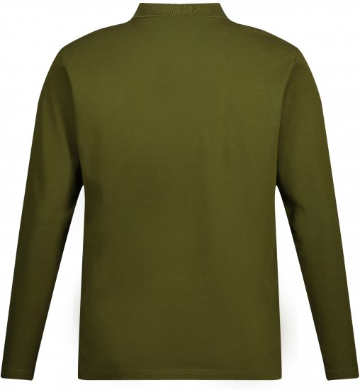 JP1880 Polo Shirt Basic Long Sleeve Pique Moss Green - Pólóingek - Galléros Pólók 2XL-8XL - Pólóingek 2XL-8XL