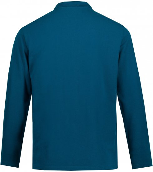 JP1880 Polo Shirt Long Sleeve Pique Blue - Pólóingek - Galléros Pólók 2XL-8XL - Pólóingek 2XL-8XL