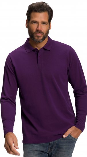 JP1880 Polo Shirt Long Sleeve Pique Purple - Pólóingek - Galléros Pólók 2XL-8XL - Pólóingek 2XL-8XL
