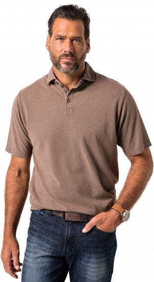 JP1880 Polo Shirt Short Sleeve Pique Vintage Brown - Pólóingek - Galléros Pólók 2XL-8XL - Pólóingek 2XL-8XL