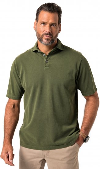 JP1880 Polo Shirt Short Sleeve Pique Vintage Green - Pólóingek - Galléros Pólók 2XL-8XL - Pólóingek 2XL-8XL