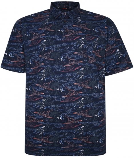 Espionage P177 All Over Print Polo Navy - Pólóingek - Galléros Pólók 2XL-8XL - Pólóingek 2XL-8XL