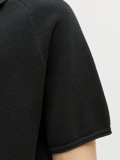 Jack & Jones Hill Rövid Ujjú Pólóing Fekete - Pólóingek - Galléros Pólók 2XL-8XL - Pólóingek 2XL-8XL