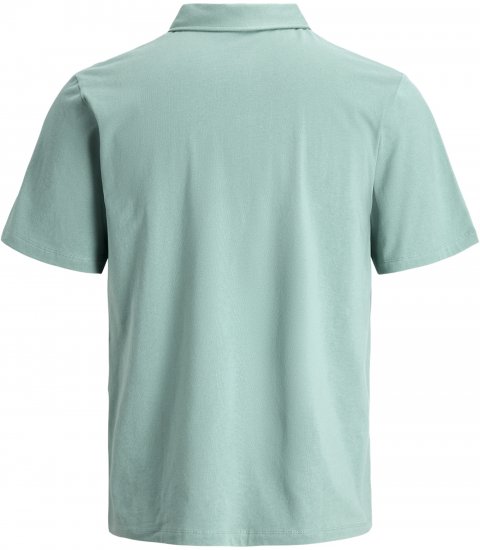 Jack & Jones Brandon Short Sleeve Polo Turquoise - Pólóingek - Galléros Pólók 2XL-8XL - Pólóingek 2XL-8XL