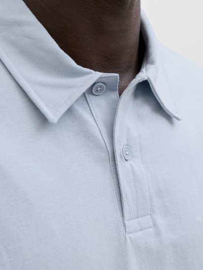 Jack & Jones Brandon Short Sleeve Polo Blue - Pólóingek - Galléros Pólók 2XL-8XL - Pólóingek 2XL-8XL