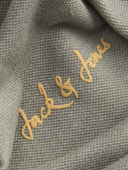 Jack & Jones Blaze Short Sleeve Polo Grey - Pólóingek - Galléros Pólók 2XL-8XL - Pólóingek 2XL-8XL
