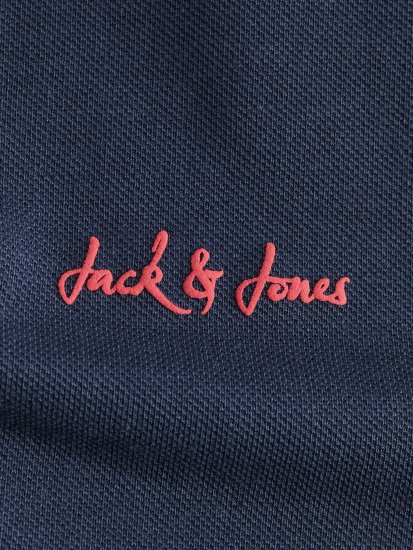 Jack & Jones Blaze Short Sleeve Polo Navy - Pólóingek - Galléros Pólók 2XL-8XL - Pólóingek 2XL-8XL