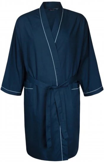 Espionage PJ091 Lightweight Bathrobe Navy - Fürdőköpenyek/törülközők - Fürdőköpenyek 2XL-10XL