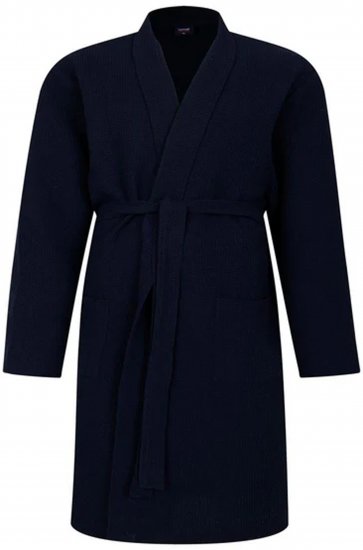 Espionage PJ158 Kimono Style Gown Navy - Fürdőköpenyek/törülközők - Fürdőköpenyek 2XL-10XL
