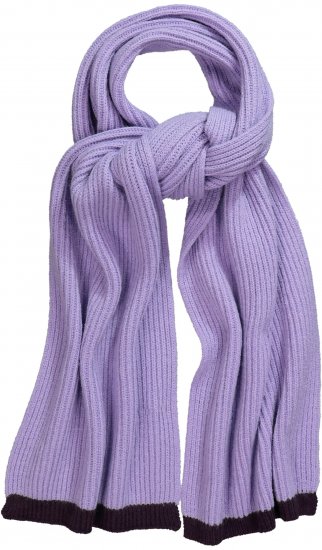 Ulla Popken Two Tone Knit Scarf Lavender - Kiegészítők - 