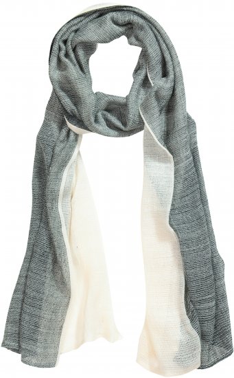 Ulla Popken Two Tone Scarf Grey - Kiegészítők - 