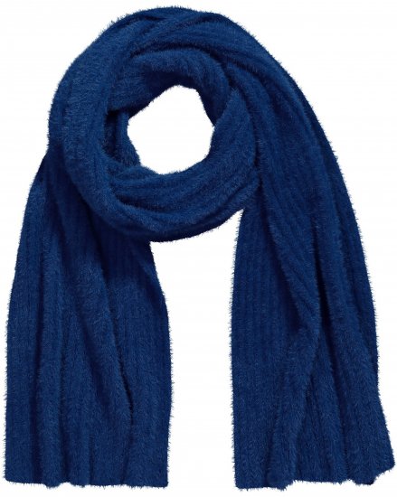 Ulla Popken Ribbed Knit Scarf Navy - Kiegészítők - 