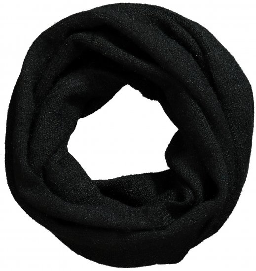 Ulla Popken Knit Infinity Scarf Black - Kiegészítők - 