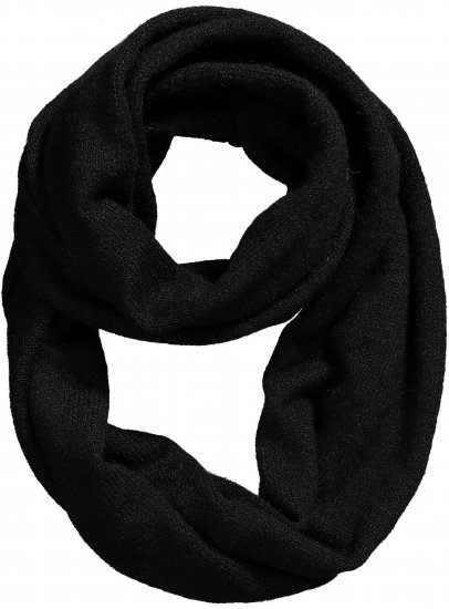 Ulla Popken Knit Infinity Scarf Black - Kiegészítők - 