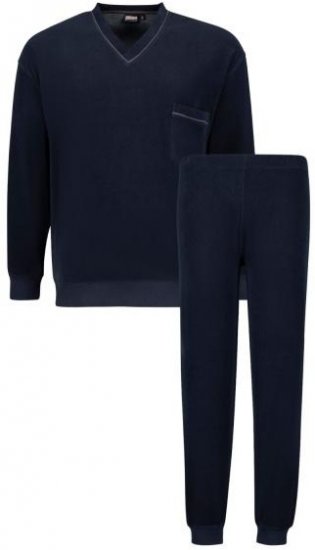 Adamo 119272 Frottier Pyjama Navy - Alsónemű & strandruhák - Nagyméretű Alsónemű 2XL-8XL