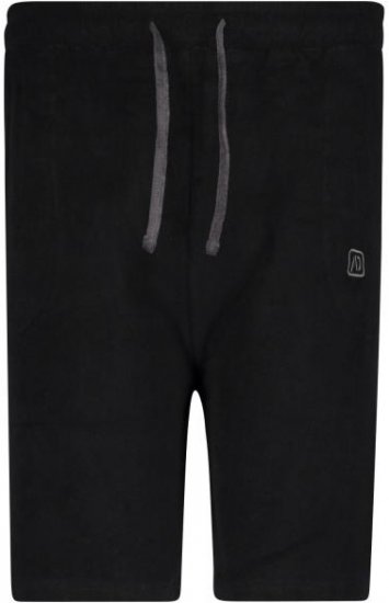 Adamo Terry Shorts Black - Minden ruházat - Nagyméretű férfi ruhák