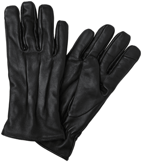 Jack & Jones Montana Leather Gloves Black - Kiegészítők - 